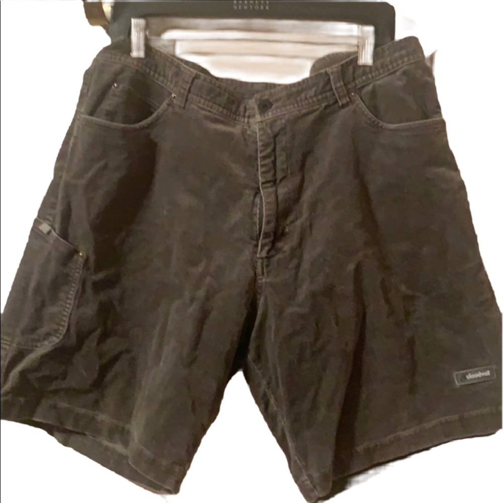 CLOUDVEIL SZ 38 GRAY SHORTS CORDUROY